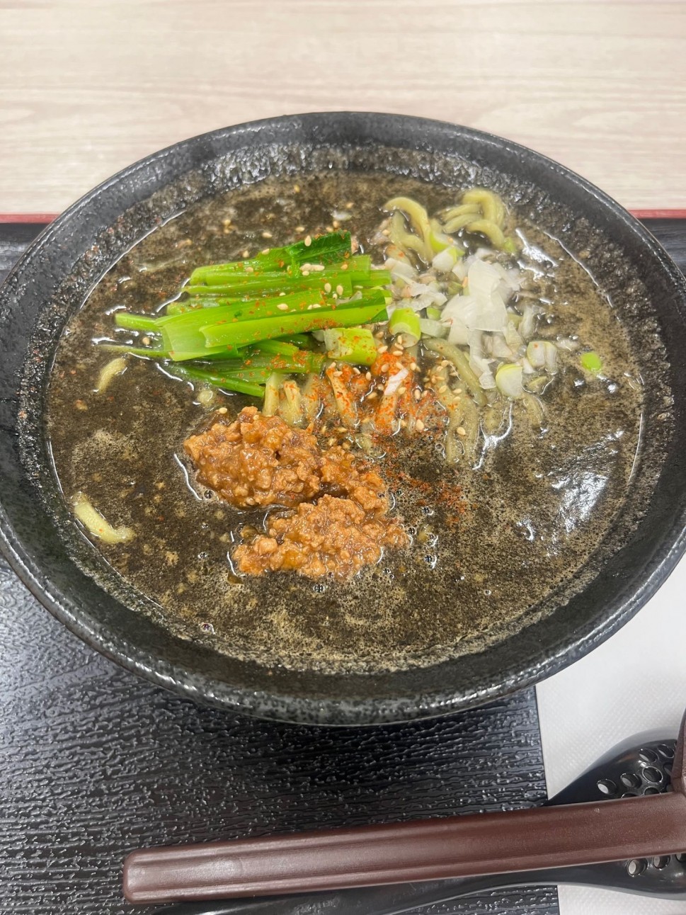 旨辛！ハバネロブラック坦々麺