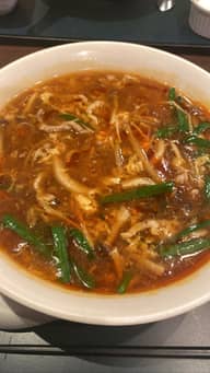 酸辣湯麺辛め