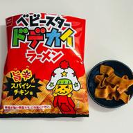 ベビースタードデカイラーメン旨い辛いスパイシーチキン味