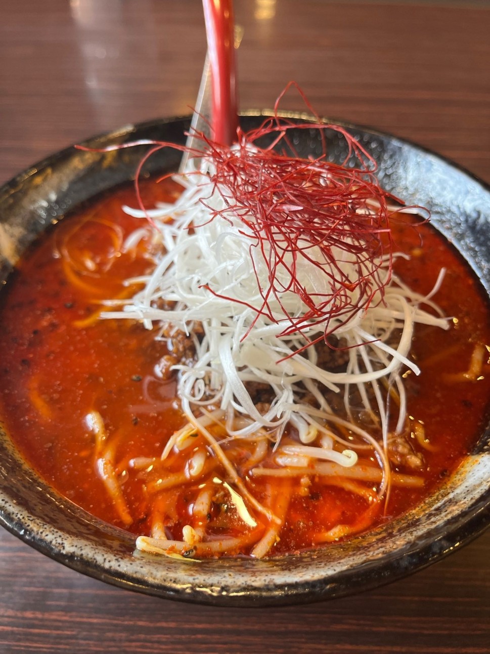 ラーメン太郎の激カラしびれラーメン(みそ)をkarasakiさんが2.50KMと辛