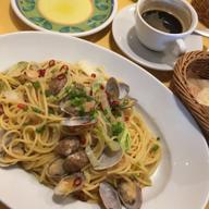 あさりと白菜のペペロンチーノ 一番辛い