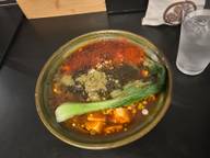 麻辣麻婆豆腐ラーメン（汁あり、ニンニクなし）