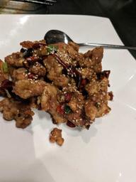 四川鶏肉の辛子炒め