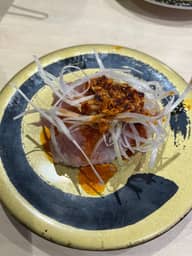 まぐろたたき旨辛ネギ盛り 旨辛