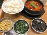 牛ホルモンスンドゥブ定食 6辛