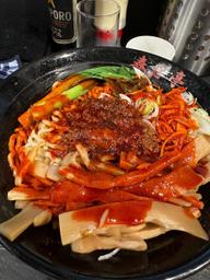 溶岩の坦々油そば  10辛