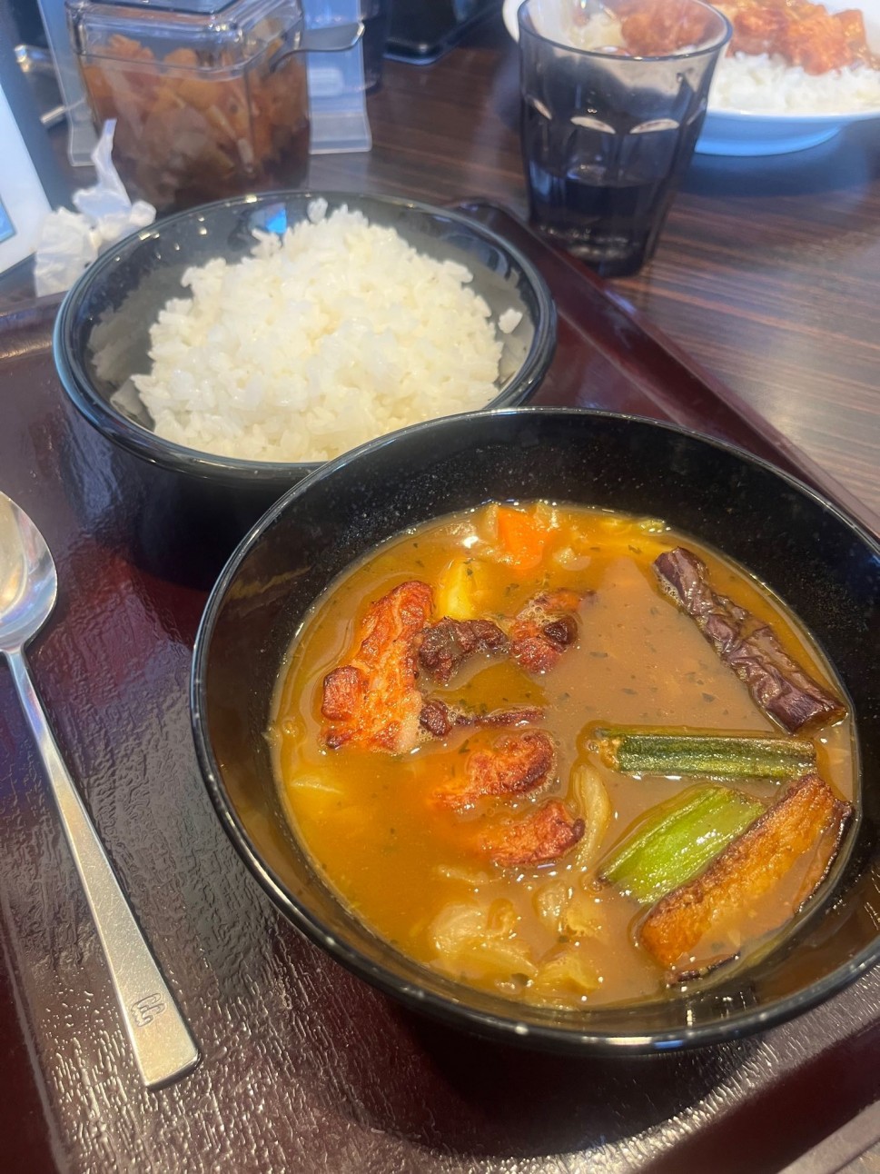 群馬]CoCo壱番屋 沼田インター店のローストチキンスープカレー 10辛を