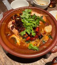 中国四川辛い麻辣魚介のブイヤベース 激辛