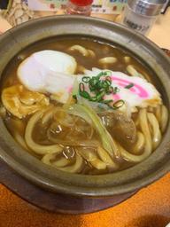 鍋焼きカレーうどん
