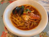 アラビアータペスカトーレ、漁師風スープ仕立て