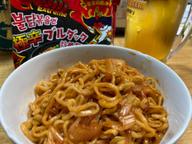 極辛　ブルダック炒め麺（プルダックポックンミョン） 3.5辛