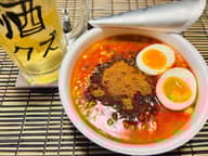 辛め 辛辛魚らーめん 辛辛レベル6.5くらい