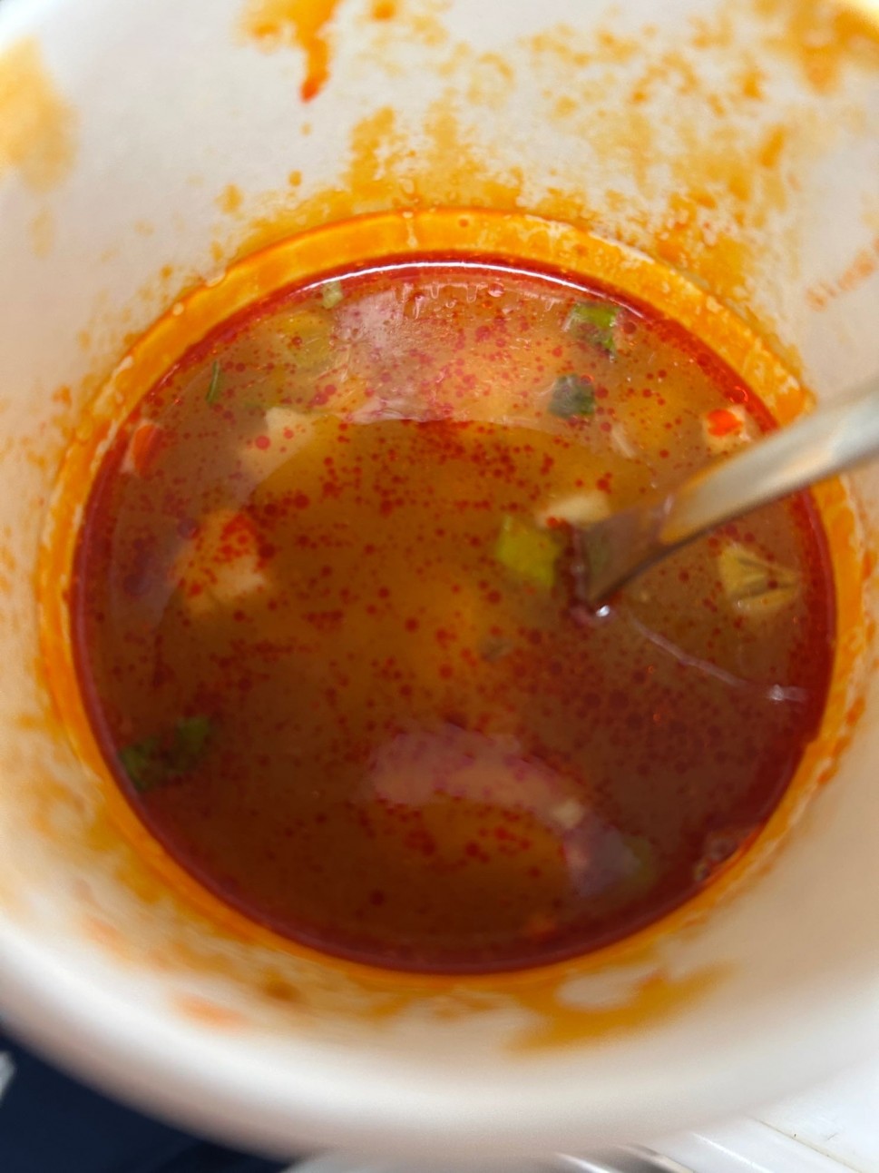 セブンプレミアム　蒙古タンメン中本　豆腐スープ