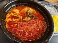 【辛・オブ・ザ・イヤー2025銅賞】たまごとチーズの四川スープカレー激辛春雨入り