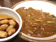 レバニラ煮込みカレー＋旨辛にんにくトッピング    5辛