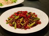 インゲンの四川風炒め 加辣