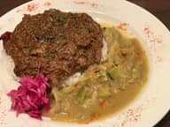 手ほぐしポークキーマと春キャベツのクリームカレー 超超辛