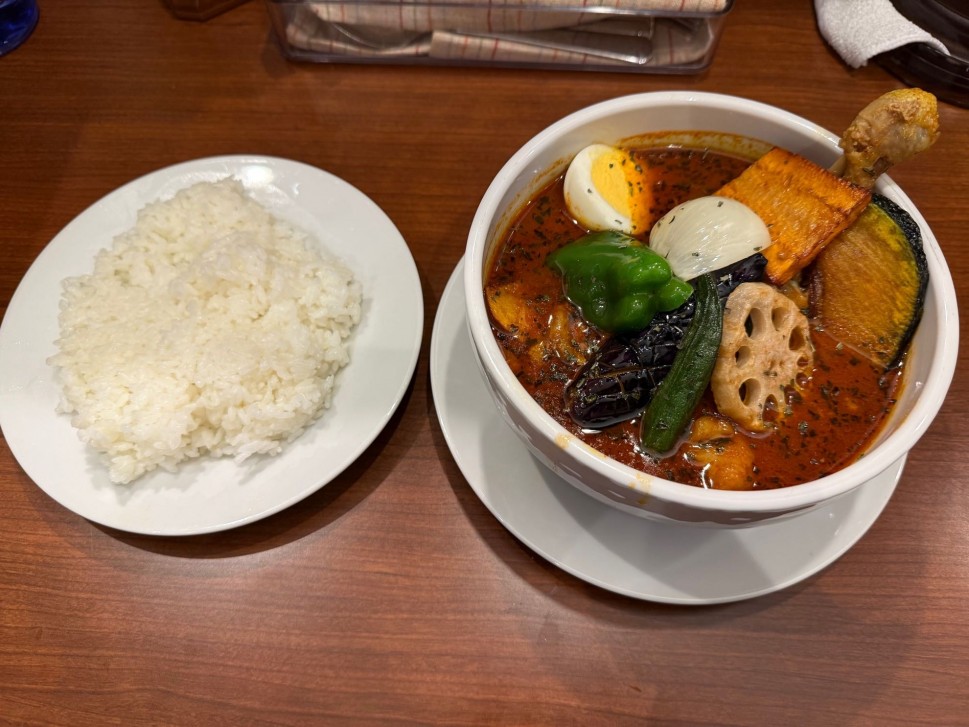 チキンベジタブルスープカレー ダイナマイト