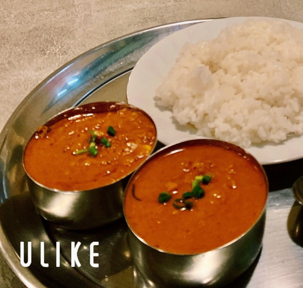 ミックス野菜カリー、ダルカリー 辛口