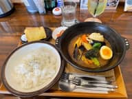 シーフードスープカレー 中辛くらい