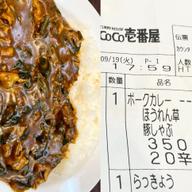 ポークカレーほうれん草豚しゃぶ350 20辛