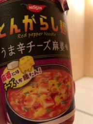 とんがらし麺  うま辛チーズ麻婆味