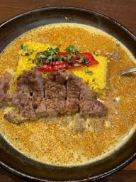 豚肩ロースステーキカレー 1辛