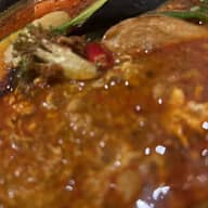 【辛・オブ・ザ・イヤー2025銅賞】たまごとチーズの四川スープカレー激辛春雨入り