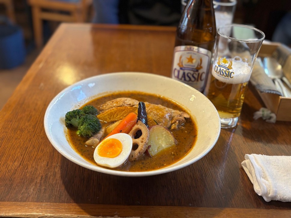 知床鶏野菜スープカレー北海道産 3辛