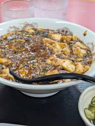 麻婆豆腐定食 辛め