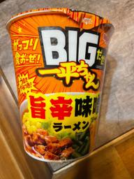 明星 ＢＩＧだぜ！一平ちゃん 旨辛味噌ラーメン

 辛さレベル3