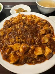 麻婆豆腐定食 辛め