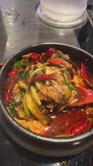 激辛！火鍋肉団子定食 激辛