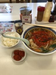 もやしラーメンRED  辛味3個ハバネロ粉付