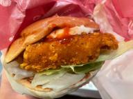 ホットチーズチキンフィレバーガー