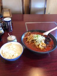 辛子屋ラーメン特辛ハバネロ付き