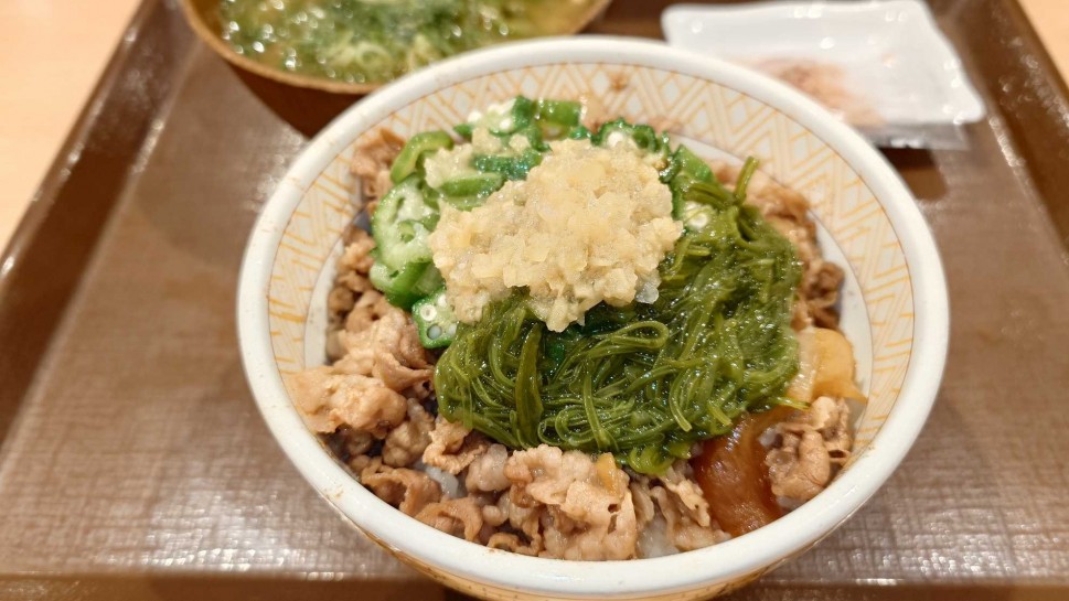 生姜めかぶオクラ牛丼【並盛】