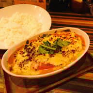 合挽き肉とトマトの焼チーズカリー 倍辛