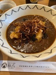 とり天カレーうどん ばり辛