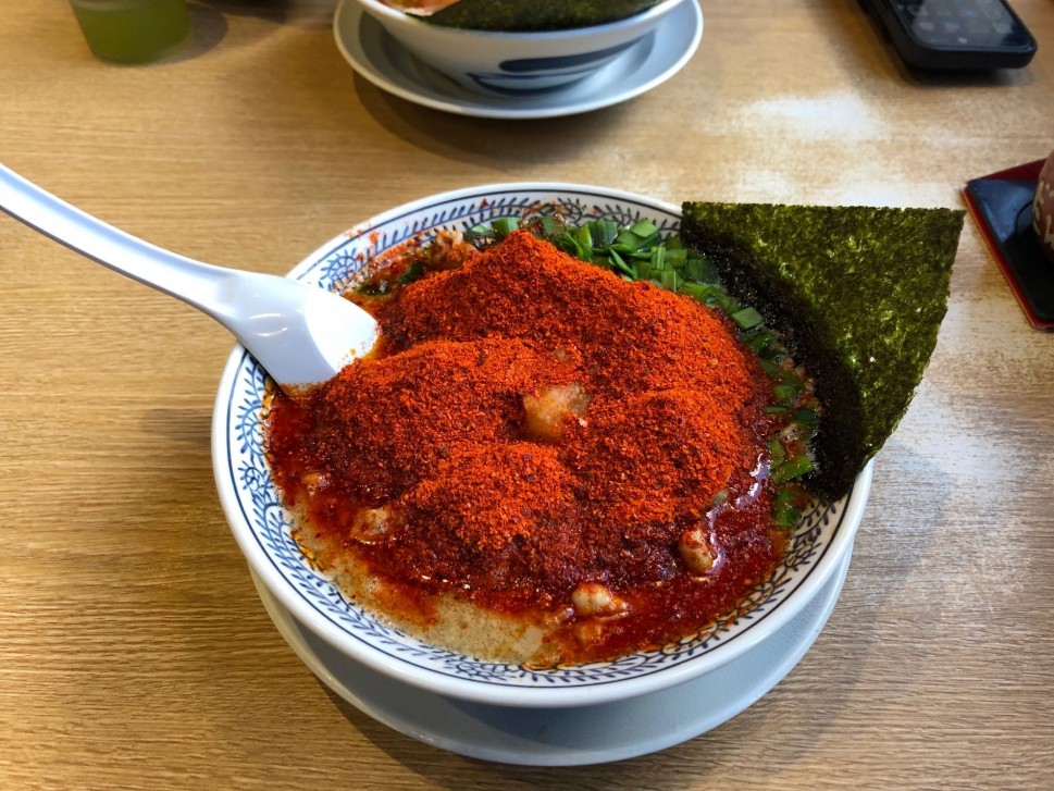 辛肉そば 辛さ増し20辛