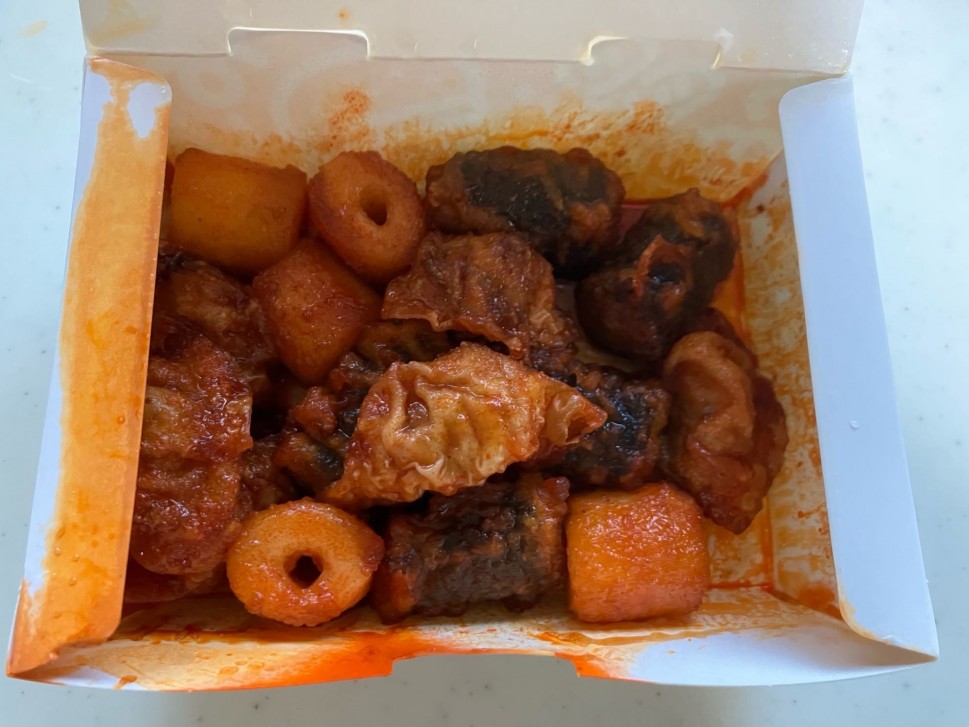 ブルダックソースハモギョ 🌶️🌶️🌶️（唐辛子3本）