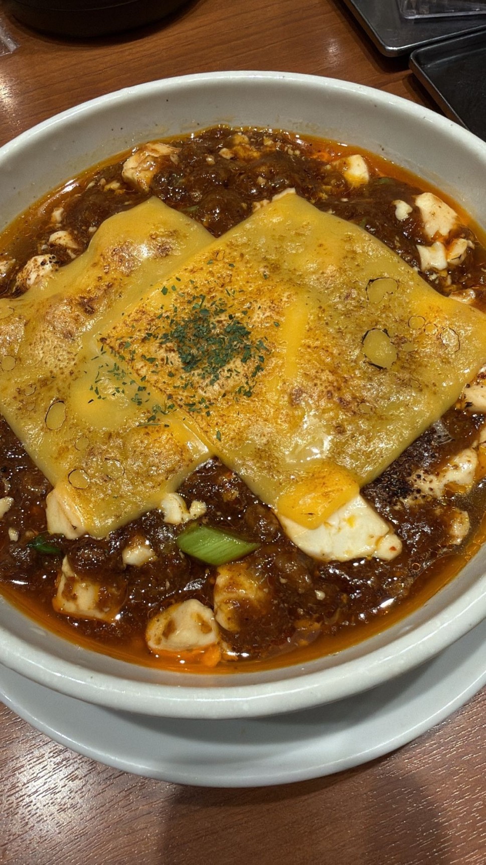 焼チーズ麻婆麺 倍辛