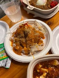 蒸し鶏の四川胡麻辛子ソース 激辛