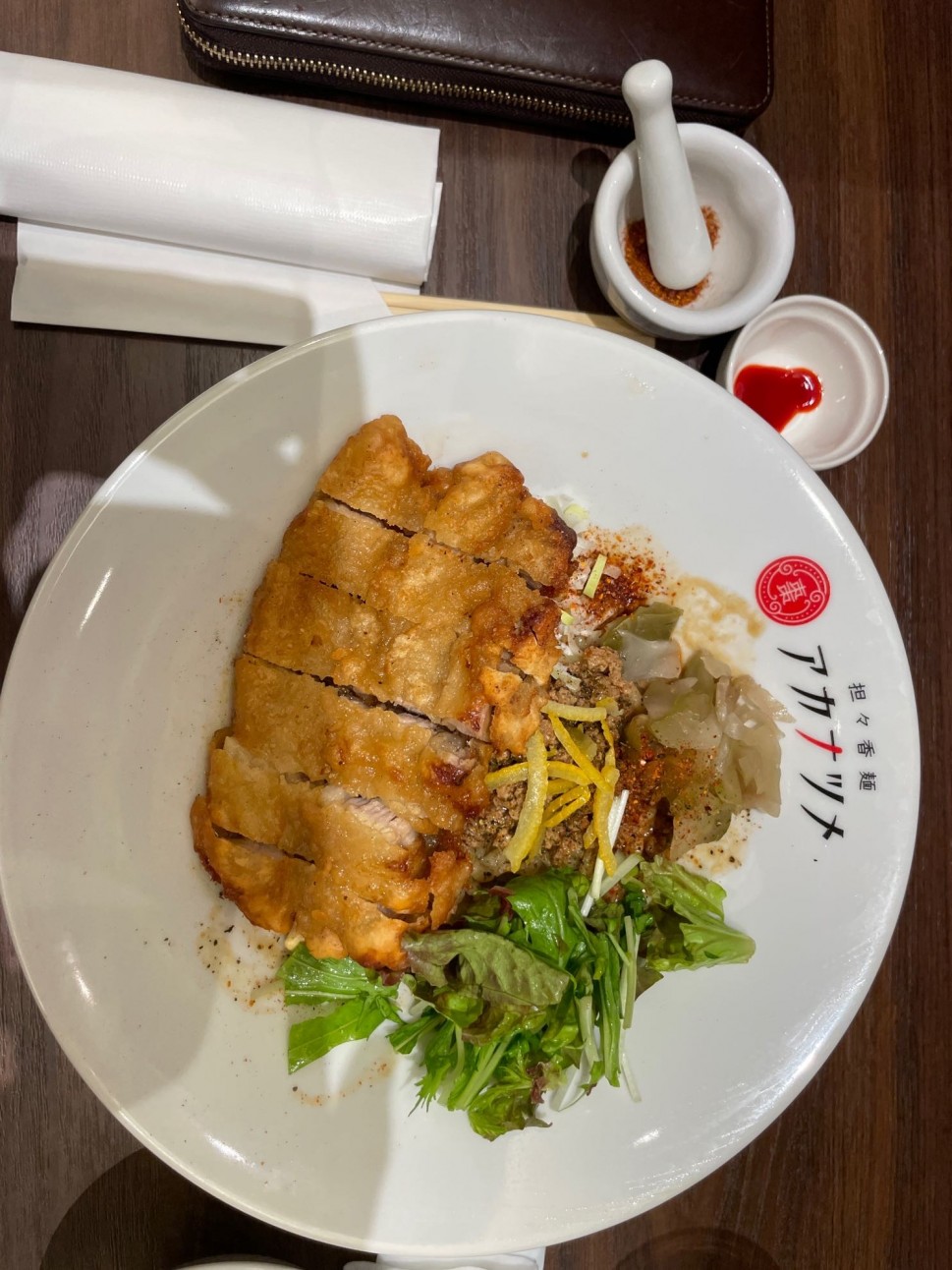 汁なし担々麺 4辛(極辛)