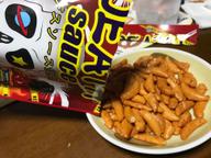 DEATH sauce柿の種 ！想像を絶する辛さとなっております。