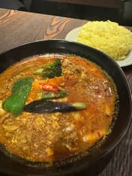 【辛・オブ・ザ・イヤー2025銅賞】たまごとチーズの四川スープカレー激辛春雨入り