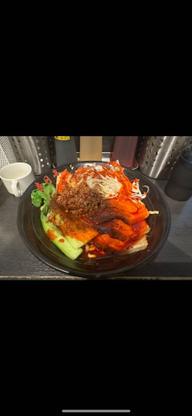 溶岩の坦々油そば  10辛