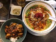 汁あり坦々麺 4辛、4痺