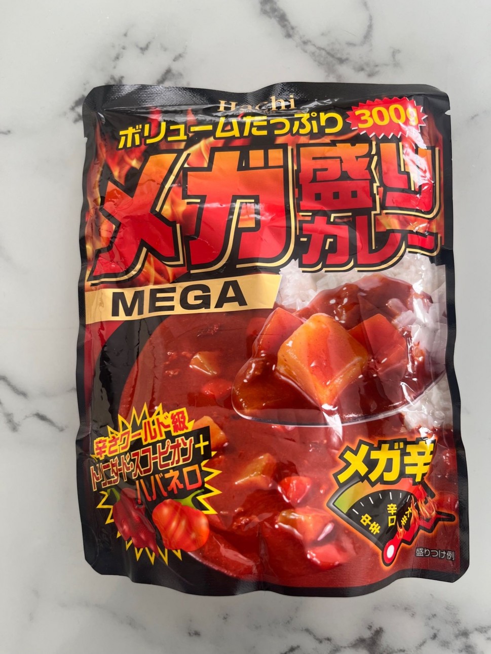 メガ盛りカレー メガ辛