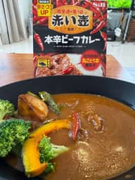 赤い壺本辛ビーフカレー 9辛